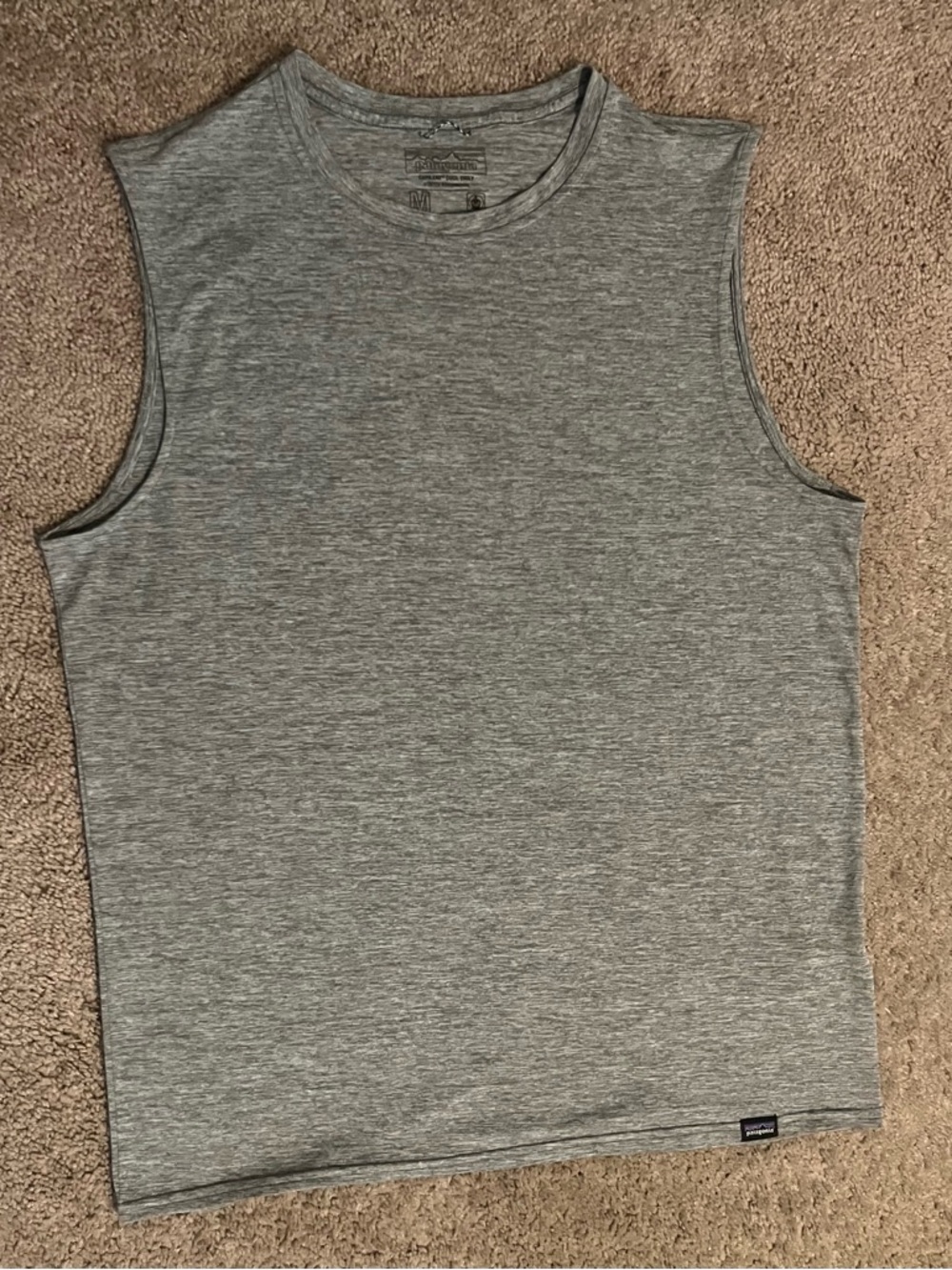 Patagonia Gray Men’s Performance Sleeveless Tank